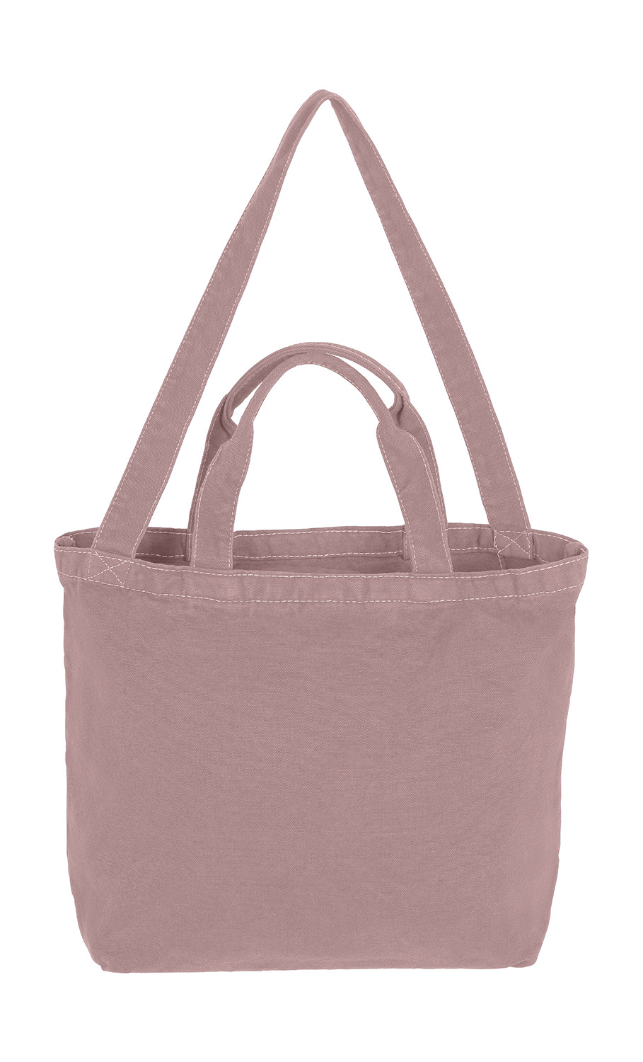 Taška Canvas Shopper na zip Barva: Růžová