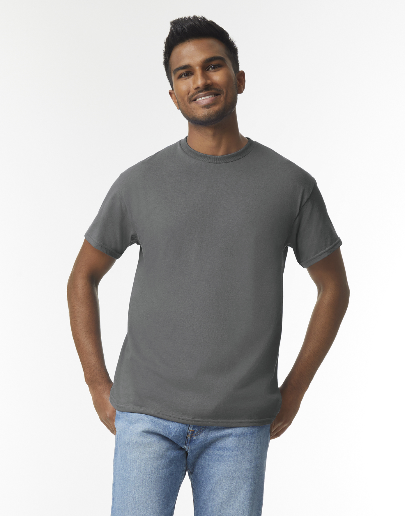 Pánské tričko Heavy Cotton Velikost: XXL, Barva: Tmavě šedivá
