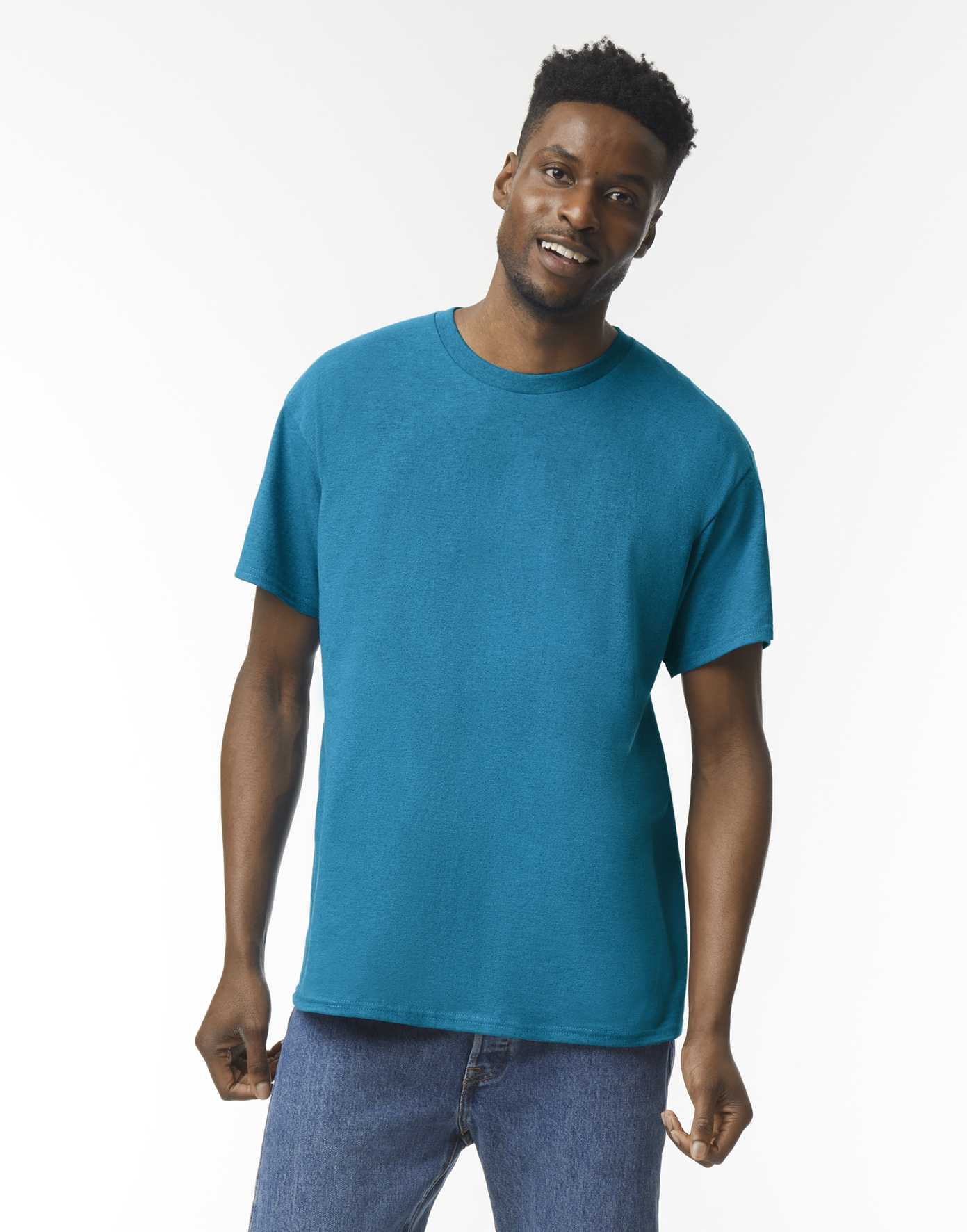 Pánské tričko Heavy Cotton Velikost: M, Barva: Tyrkysová