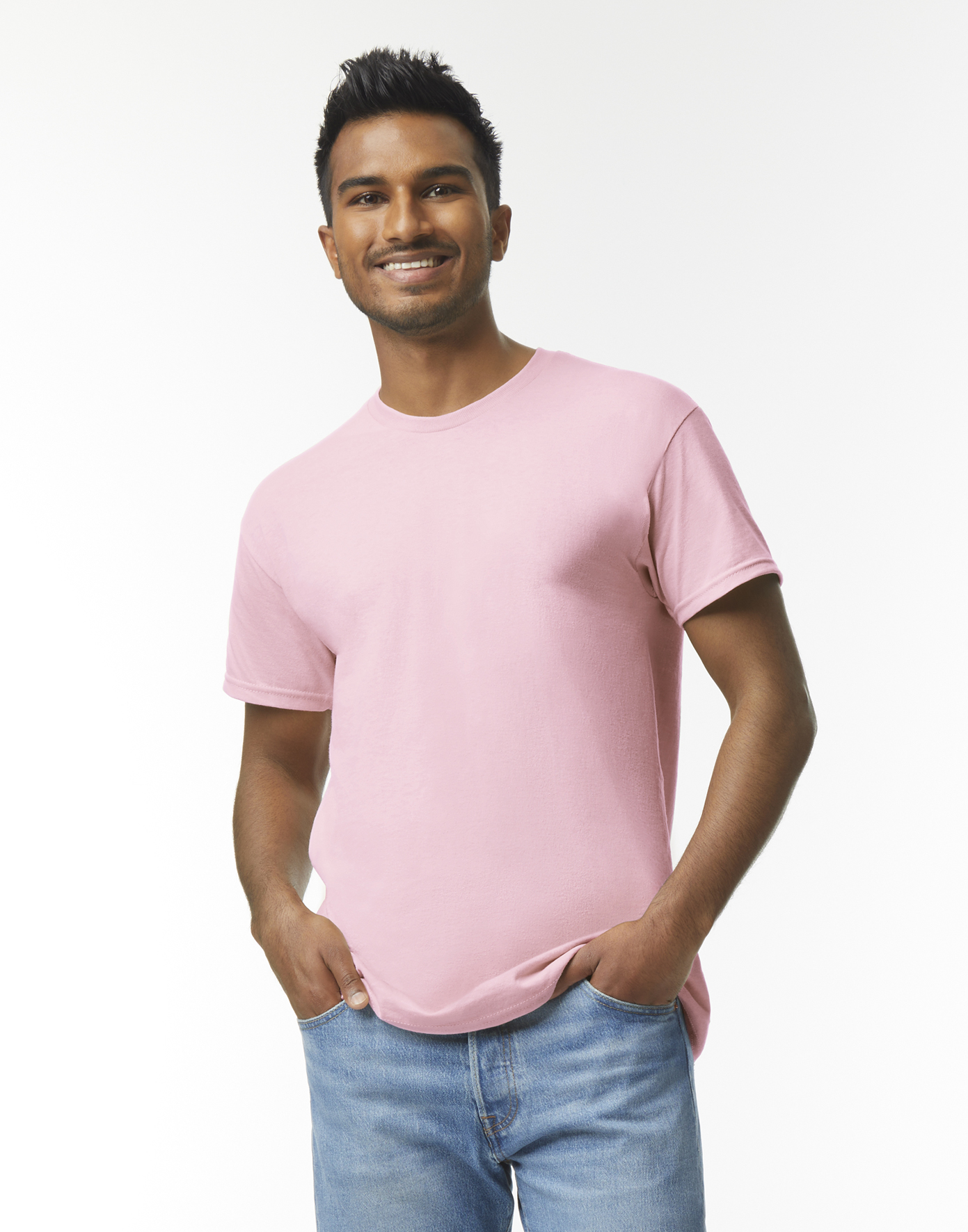 Pánské tričko Heavy Cotton Velikost: S, Barva: Růžová