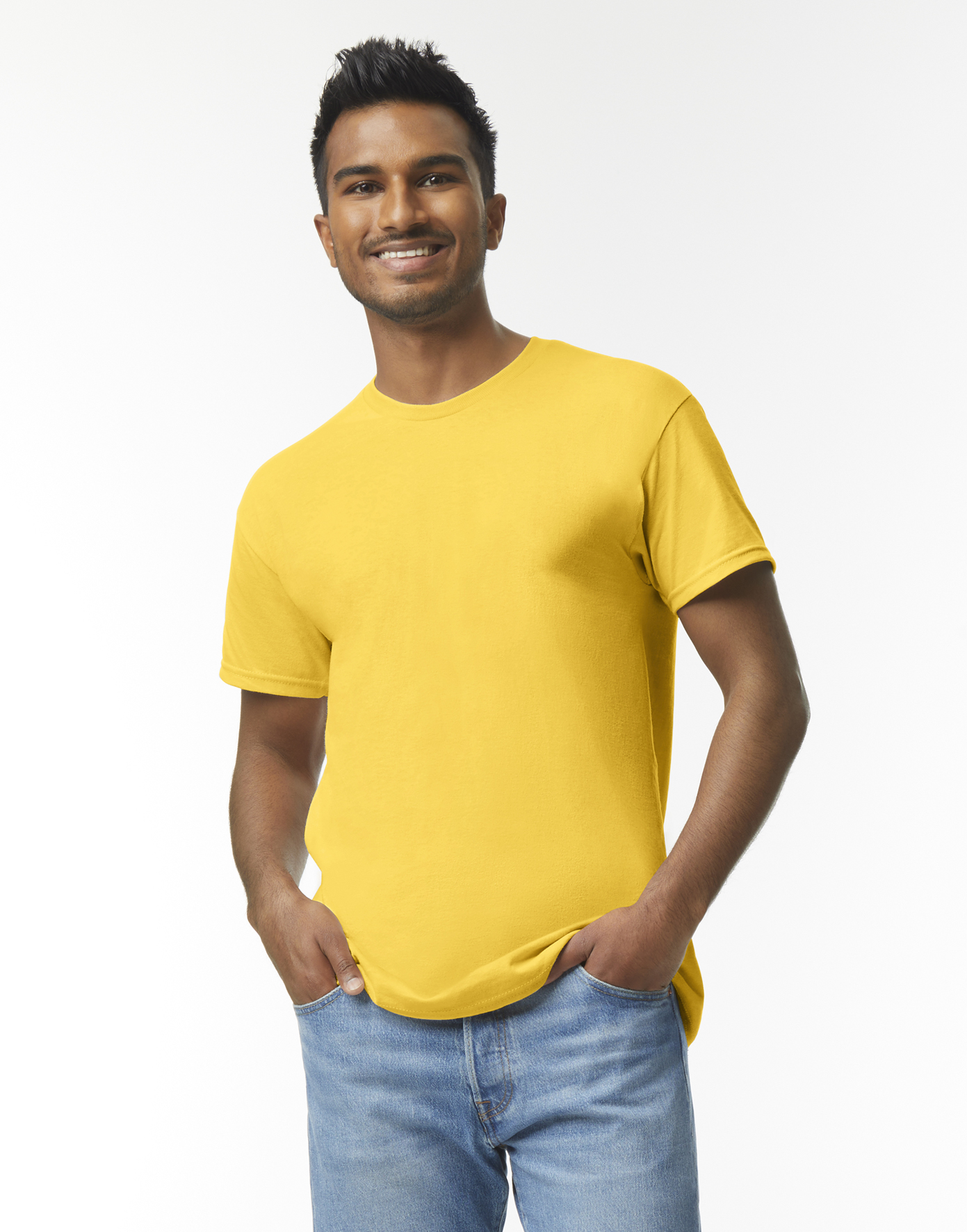 Pánské tričko Heavy Cotton Velikost: M, Barva: Žlutá