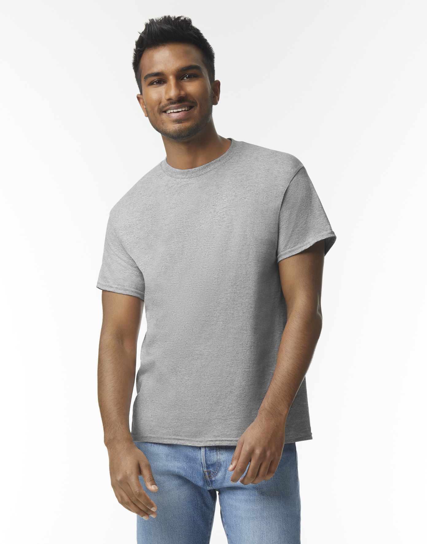 Pánské tričko Heavy Cotton Velikost: XL, Barva: Šedivá