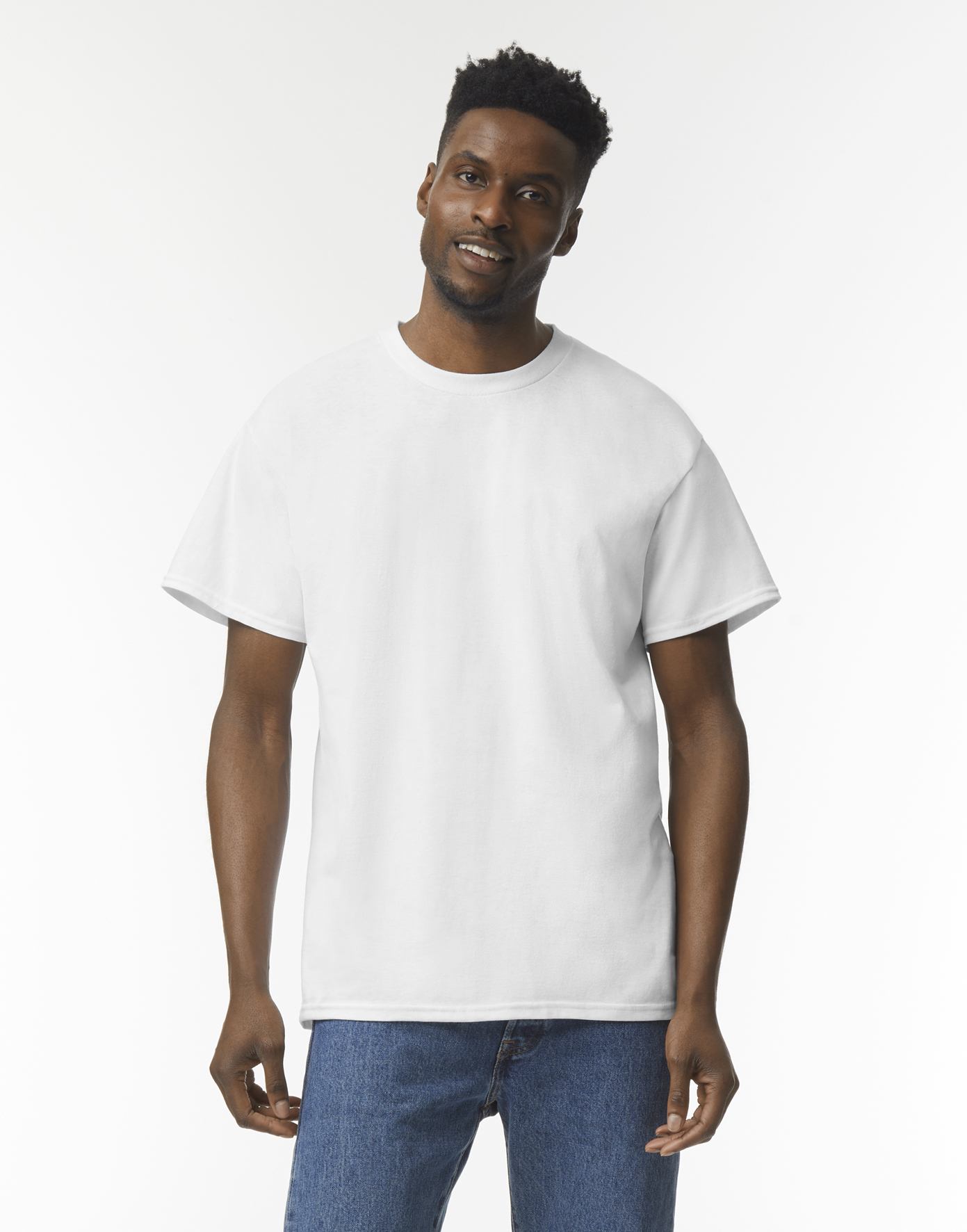 Pánské tričko Heavy Cotton Velikost: L, Barva: Bílá