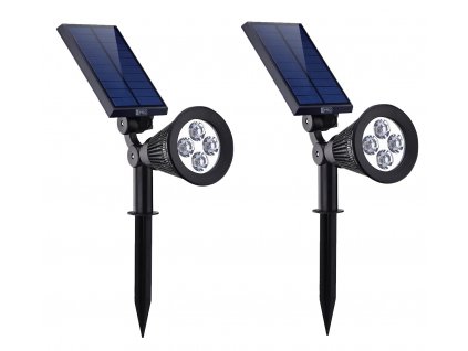 6062 bezdoteku ledsolar 4 solarni venkovni svetlo svitidlo do zeme 2 ks 4 led bezdratove ipro 1w studena barva