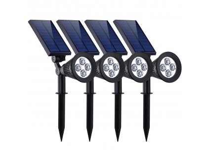 6065 bezdoteku ledsolar 4 solarni venkovni svetlo svitidlo do zeme 4 ks 4 led bezdratove ipro 1w studena barva