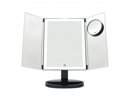 6191 5 bezdoteku tripanelove kosmeticke make up zrcatko s led osvetlenim velke zebra