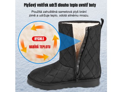 6945 2 vyhrivane boty savior cerne vel 37
