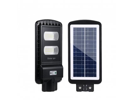 LEDSolar veřejně osvětlení pouliční lampa 40W, se senzorem, bezdrátové, iPRO, studená barva