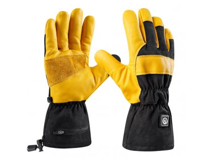 Vyhřívané rukavice pracovní Savior žluto/černé vel. S