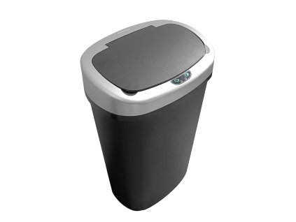 Bezdotykový odpadkový koš LIGHT plastový oválný senzorový 48 L