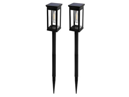 LEDsolar Tungsten hranaté na osvětlení cesty 2 ks, bezdrátové, iPRO, 1W, teplá barva