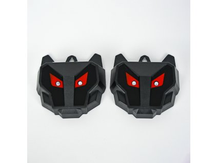 LEDsolar Ohnivé oči odpuzovač zvířat 2 ks