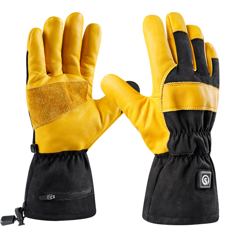 Bezdoteku Vyhřívané rukavice pracovní Savior žluto/černé vel. 3XL