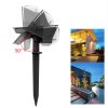 6849 1 ledsolar 42 solarni venkovni svetlo svitidlo do zeme 4 ks 42 led bezdratove ipro 1w studena barva