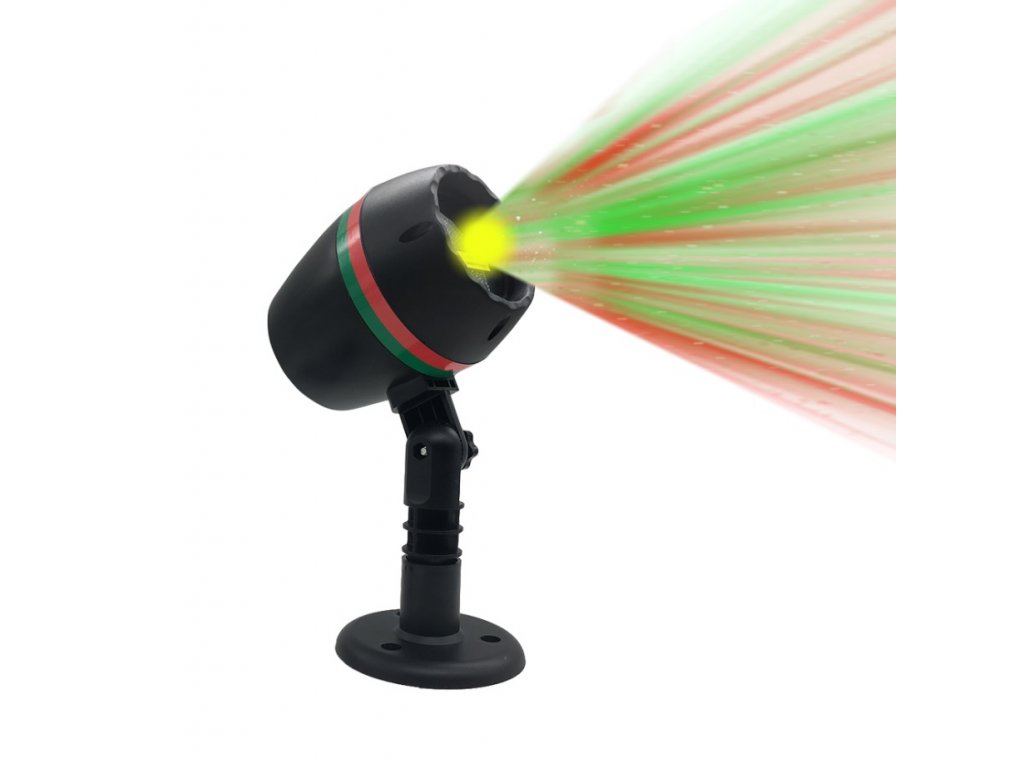 6278 bezdoteku led vanocni laser cervena zelena projektor rg ipro 5w cervena zelena