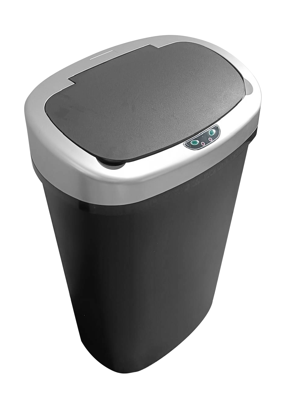 Bezdoteku Bezdotykový odpadkový kôš LIGHT plastový oválny senzorový 48 L
