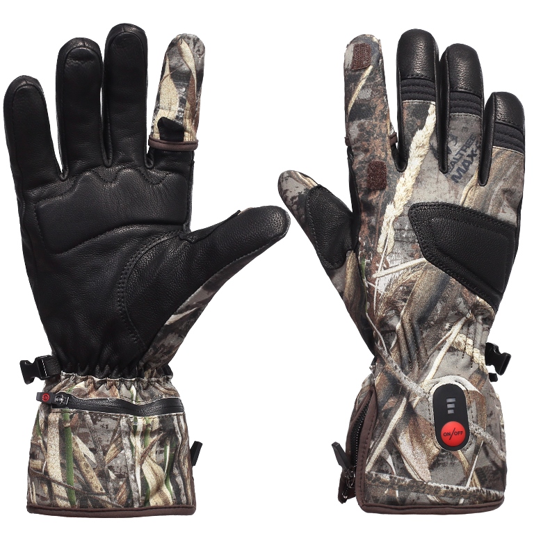 Bezdoteku Vyhrievané rukavice Savior lovecké maskáčovej paintball veľ. 3XL