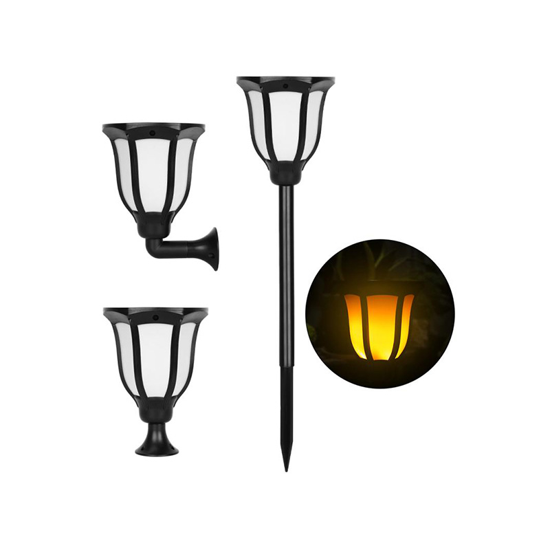 Bezdoteku LEDSolar 168 solárne vonkajšie lampáš lucerna 2 ks, so senzorom, bezdrôtové, IPRO, 1W, teplá farba