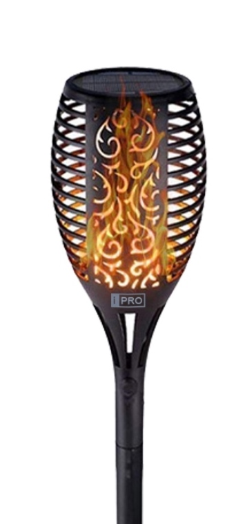 Bezdoteku LEDSolar 96 solárne vonkajšie horiacu fakľu pochodeň 1 ks, 96 LED, bezdrôtové, IPRO, 1W, teplá farba