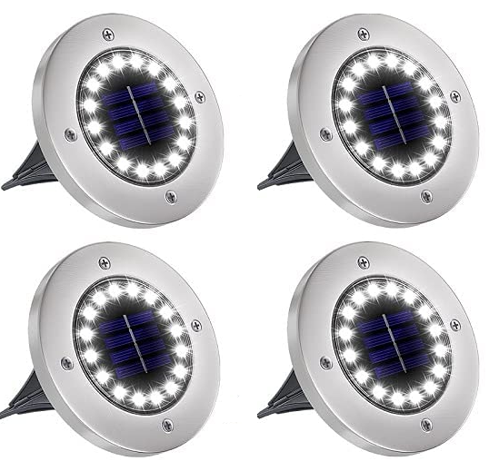 Bezdoteku LEDsolar 16Z vonkajšie svetlo k zapichnutie do zeme 4 ks, 16 LED, bezdrôtové, IPRO, 1W, studená farba