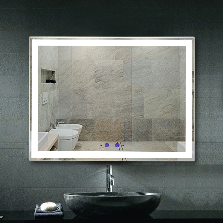 Bezdoteku Nemlžící kúpeľňové zrkadlo s LED osvetlením 80x60 cm KZ1