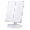6008 5 bezdoteku tripanelove kosmeticke make up zrcatko s led osvetlenim bile zvetsovaci