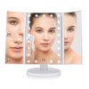 6008 bezdoteku tripanelove kosmeticke make up zrcatko s led osvetlenim bile zvetsovaci