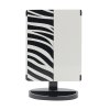 6191 2 bezdoteku tripanelove kosmeticke make up zrcatko s led osvetlenim velke zebra