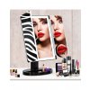 6191 bezdoteku tripanelove kosmeticke make up zrcatko s led osvetlenim velke zebra