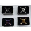 6029 1 bezdoteku fidget hand spinner lebka stribrna