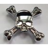 6029 bezdoteku fidget hand spinner lebka stribrna