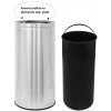 5660 5 bezdoteku bezdotykovy odpadkovy kos atractiv nerezovy kulaty senzorovy 42 l