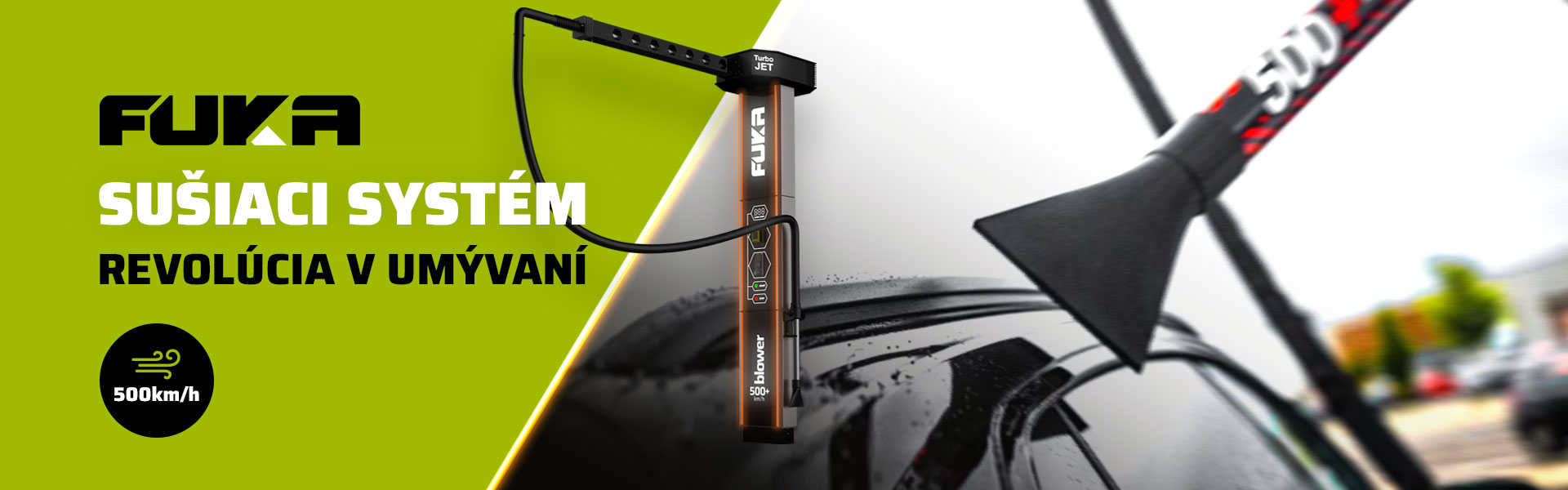 FUKA sušiaci systém automobilov