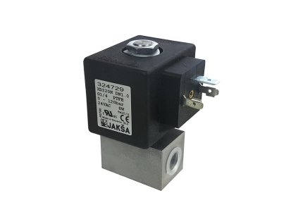 ELEKTROMAGNETICKÝ VENTIL JAKŠA XD220N 0-120BAR G1/4'' PTFE AC