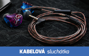 Kabelová sluchátka do uší
