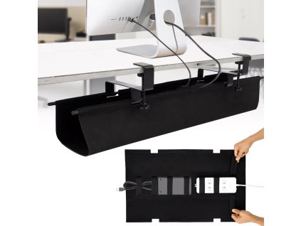 organizer na kabely pod stul latkovy otevreny