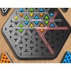Chain Geometry logická desková hra pro 2 až 4 hráče strategická stolní hra s gumičkami