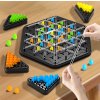 Triangle Chess 6688 logická desková hra pro 2 až 4 hráče strategická stolní hra s gumičkami