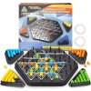 Chain Geometry logická desková hra pro 2 až 4 hráče strategická stolní hra s gumičkami