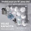 prakticka koupelnova policka do rohu kovova