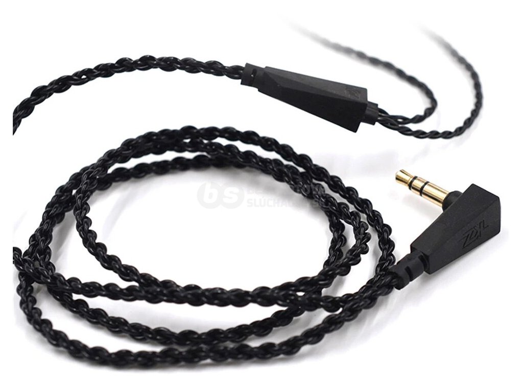 kz a pin cable black no mic
