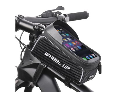 kraptick bicycle front frame bag stylish rainproof mobile phone holder with large capacity black 1000x1000 (1)
