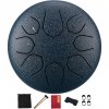 ocelovy buben kulaty bubinek tongue drum huashu hs6 8 6 inch