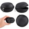 čiernou nylonovou puzdro na malička slúchadlá štuple do usi