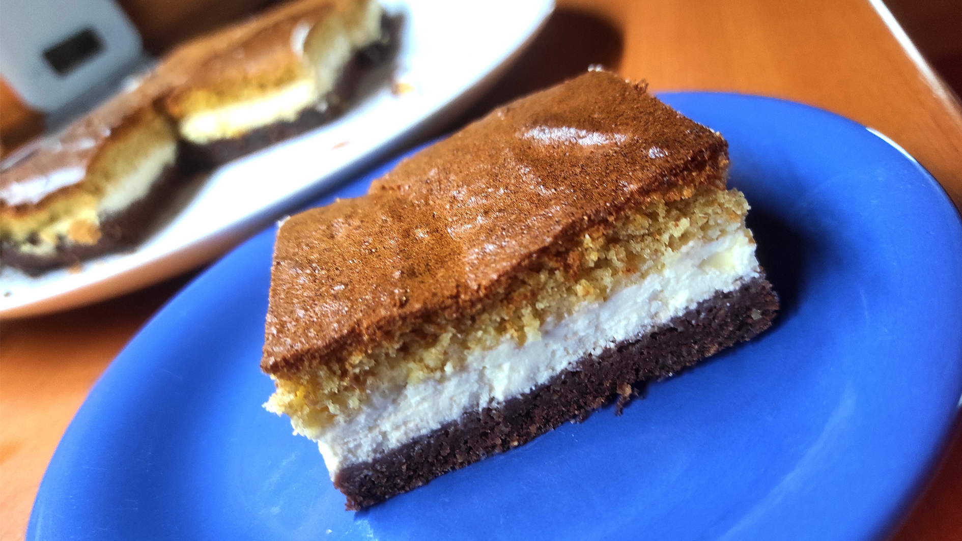 Tříbarevný koláč