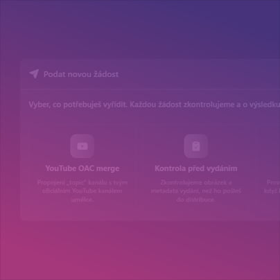 Žádosti v Artists Bez Labelu