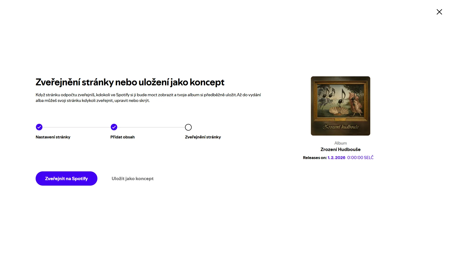 Spotify Countdown Page – náhled 6