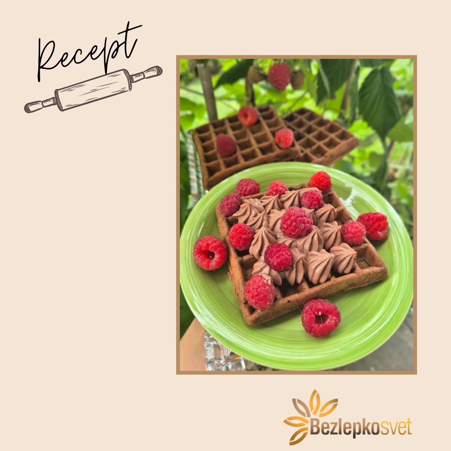 ČOKOLÁDOVÉ WAFFLE