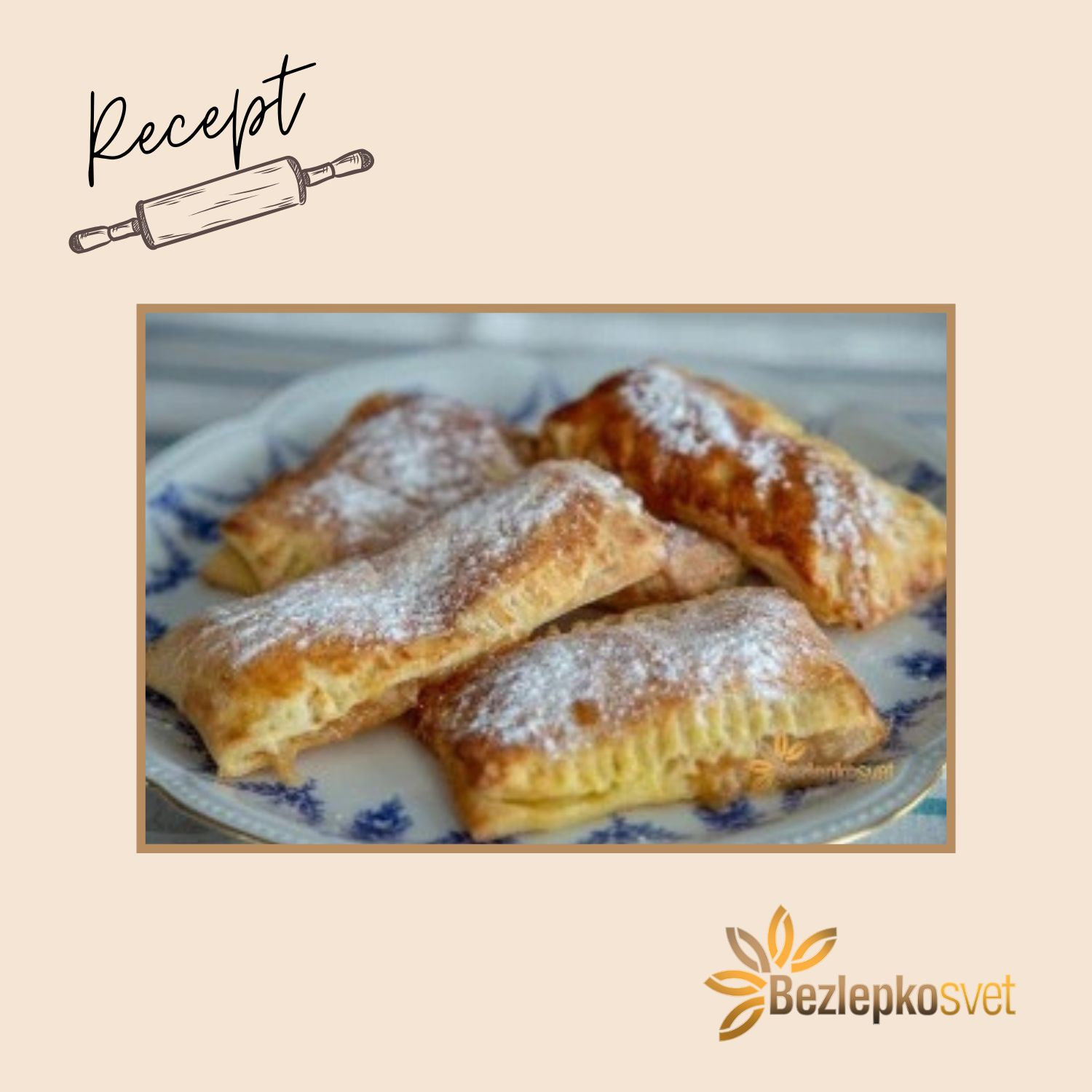 Jablkové taštičky à la McDonald´s z domáceho kysnutého lístkového cesta a croisanty