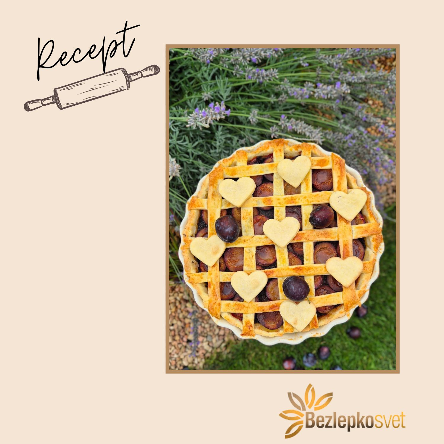 MAKOVÝ KOLÁČ SO SLIVKAMI z krehkého cesta